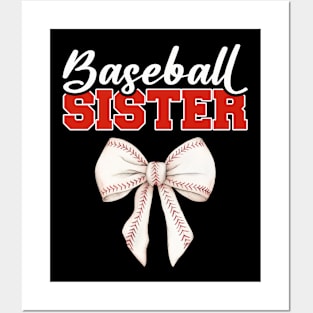 Baseball Sister Funny Baseball Life Softball Life Gift For Women Mother day Posters and Art